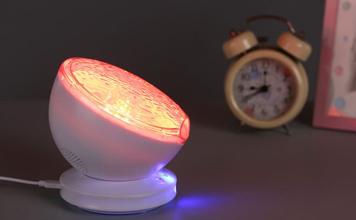 Ocean Wave Projector Night Light & Speaker