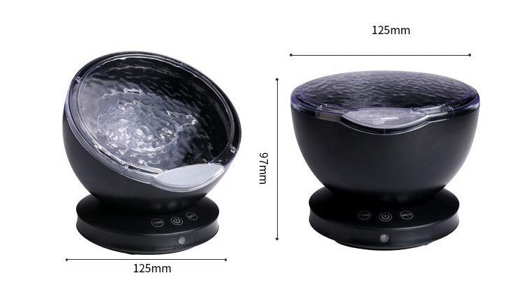 Ocean Wave Projector Night Light & Speaker