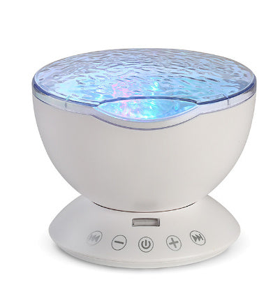 Ocean Wave Projector Night Light & Speaker