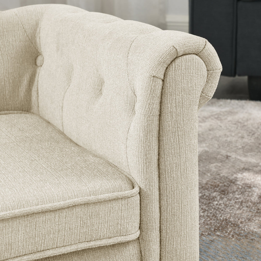 Elevated Beige Dog Sofa Bed