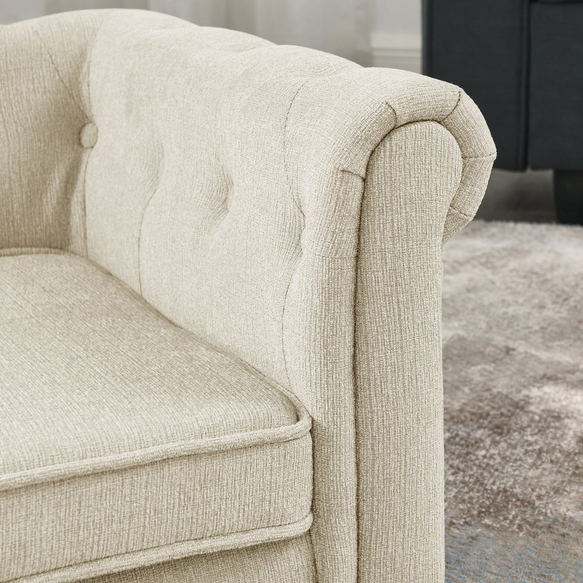 Elevated Beige Dog Sofa Bed