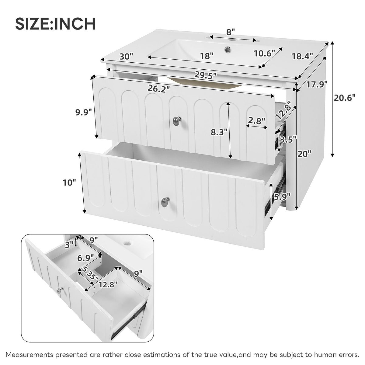 Floating Soft-Close Bathroom Vanity