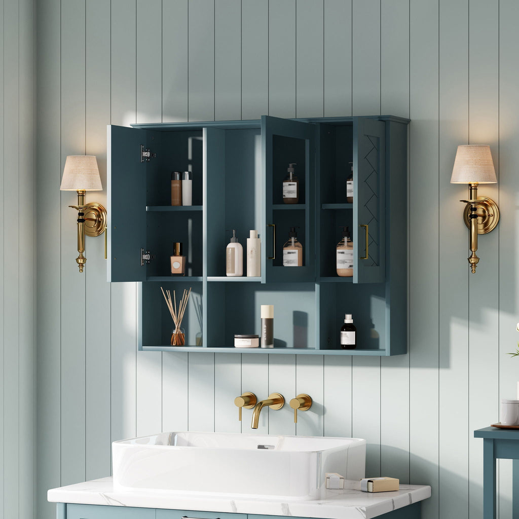 Wall-Mounted Mirrored Medicine Cabinet