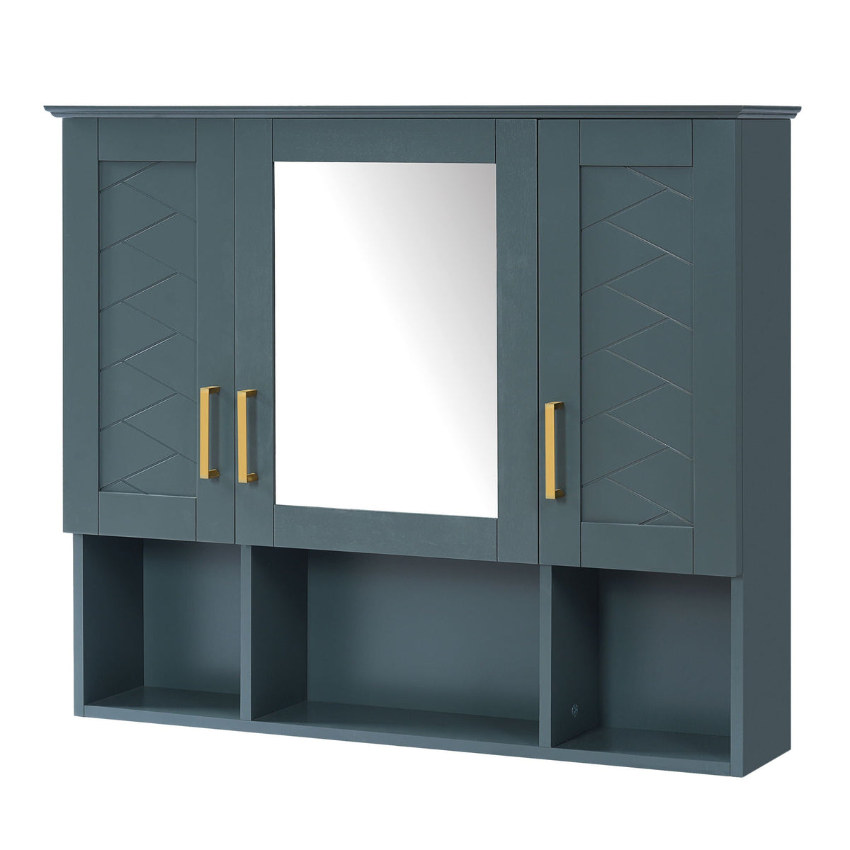 Wall-Mounted Mirrored Medicine Cabinet