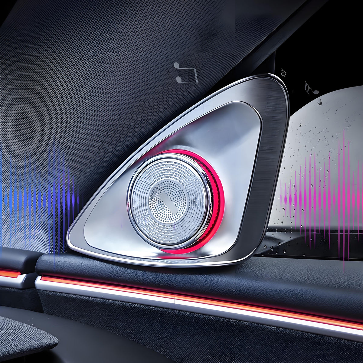 TESERY Rotating LED Tweeters for Tesla Model 3/Y
