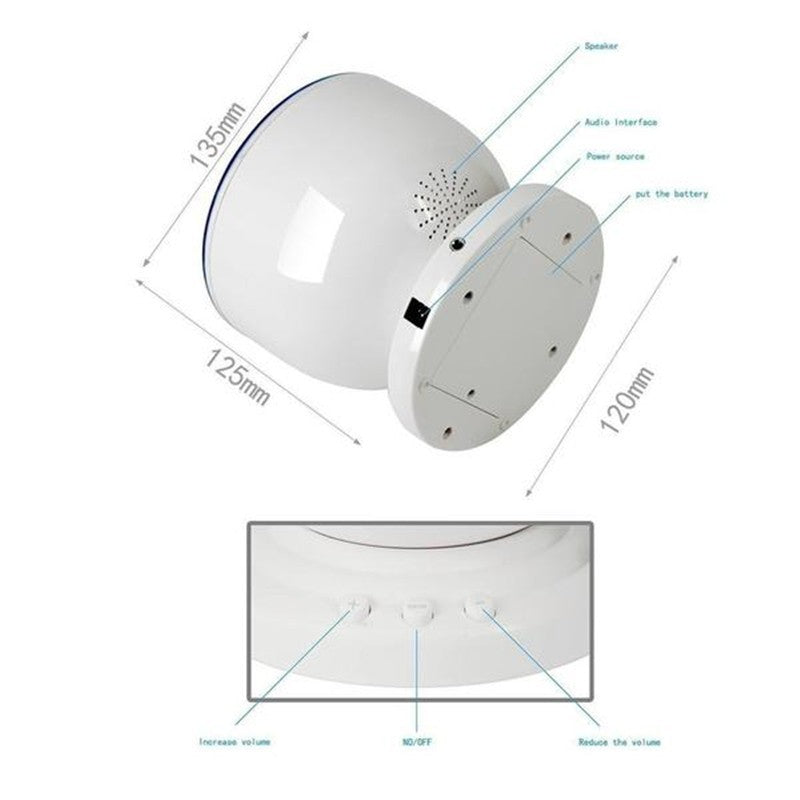 Ocean Wave Projector Night Light & Speaker