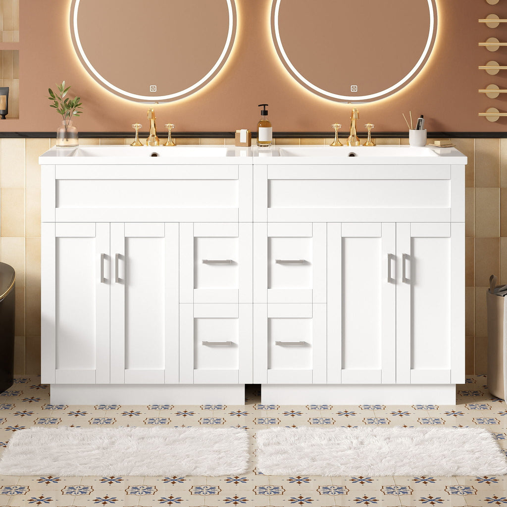 Soft-Close Bathroom Vanity with Storage