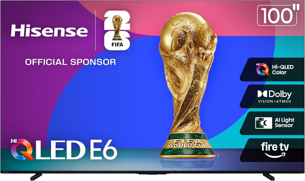 Hisense 100" E6 QLED 4K Fire TV (2025)