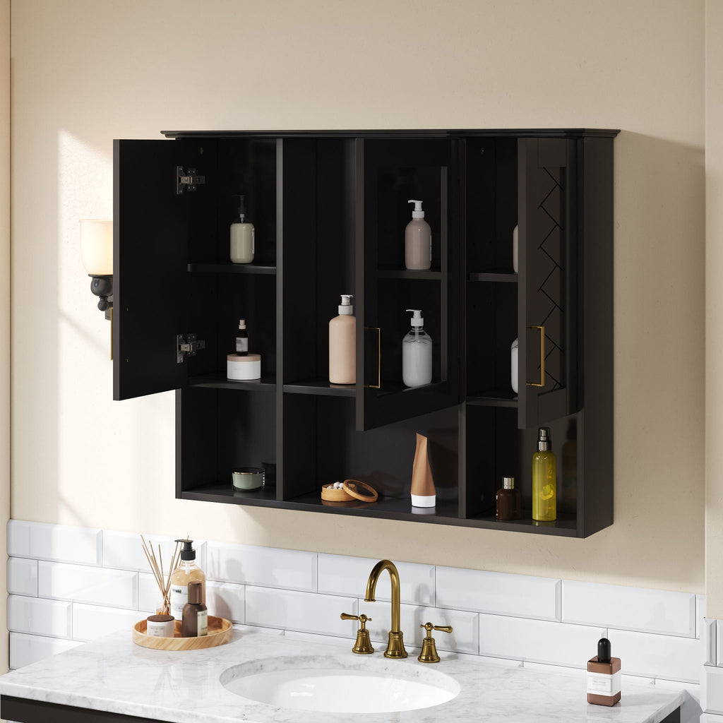 Wall-Mounted Mirrored Medicine Cabinet