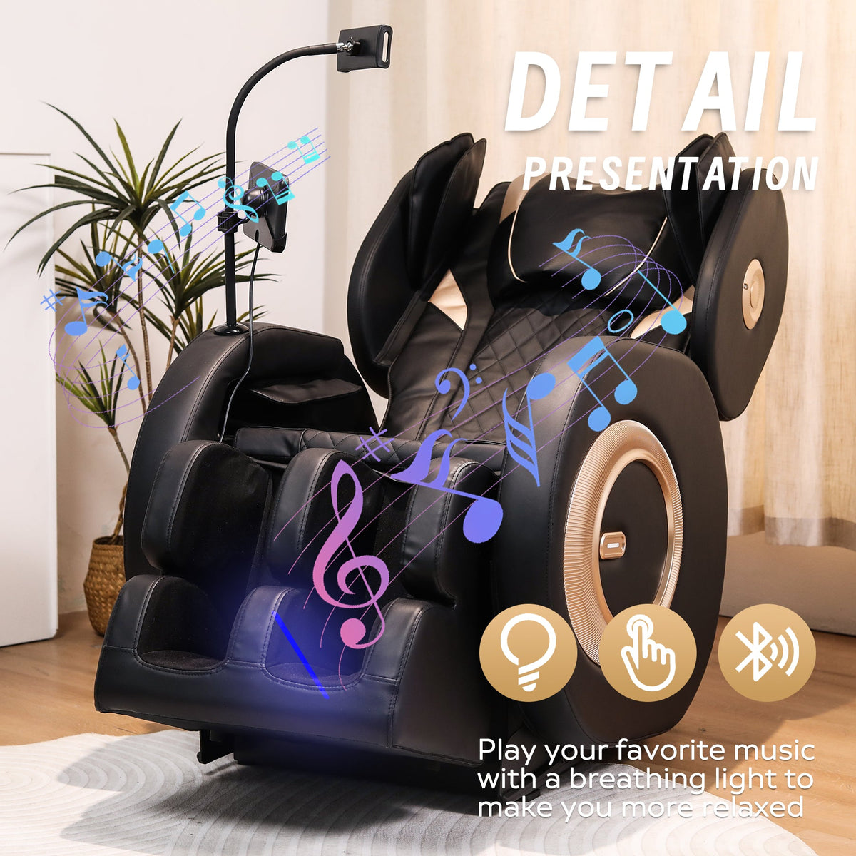 Massage Chair Recliner With Zero Gravity