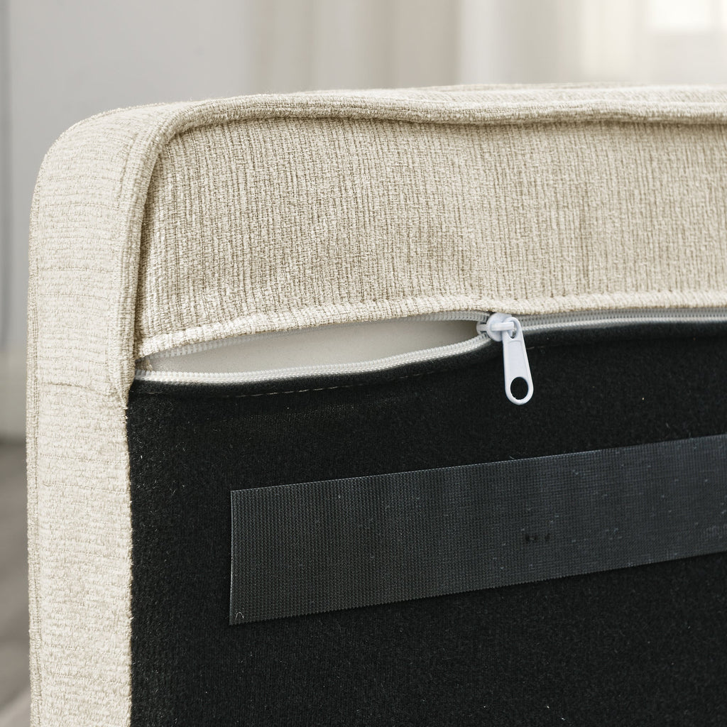 Elevated Beige Dog Sofa Bed