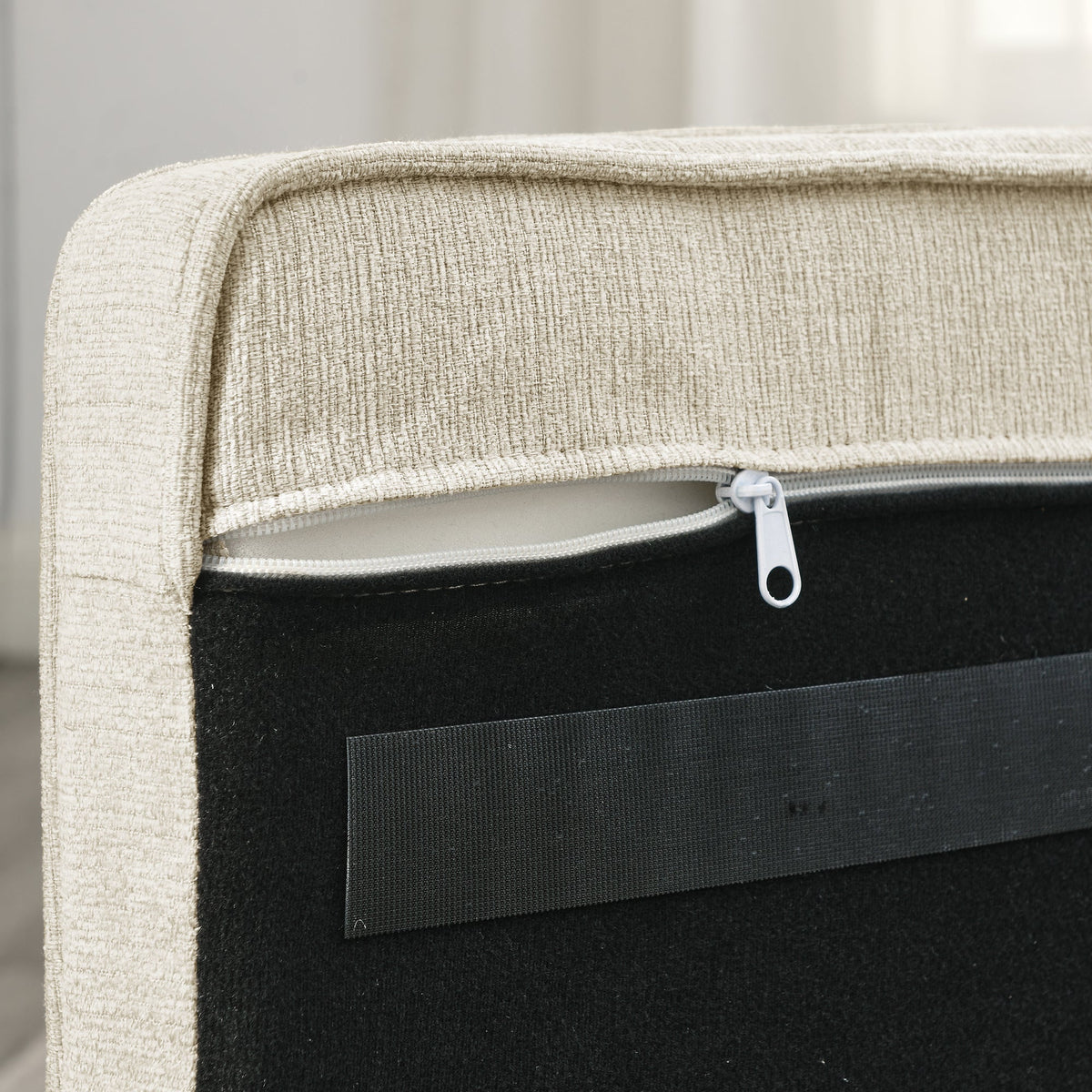 Elevated Beige Dog Sofa Bed