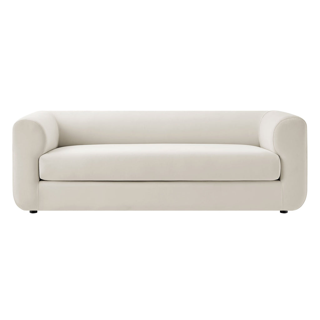 Leif 89" Performance Velvet Upholstered Sofa by Modway