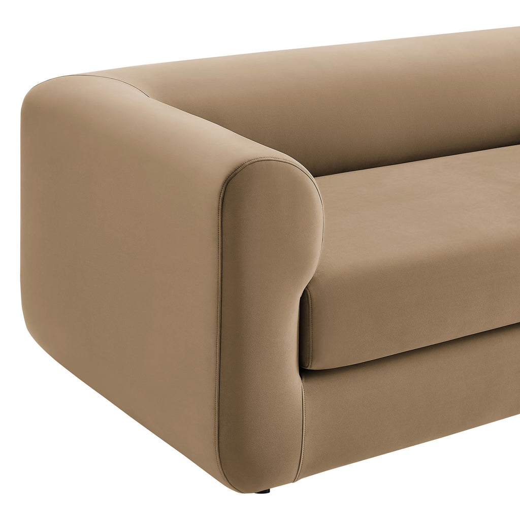 Leif 89" Performance Velvet Upholstered Sofa by Modway
