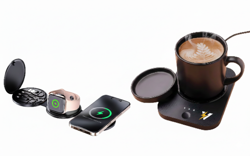 5-in-1 Wireless Charging & Mug Warmer Bundle