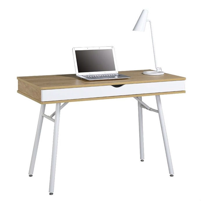 Pine Wood Computer Desk with Storage Drawer