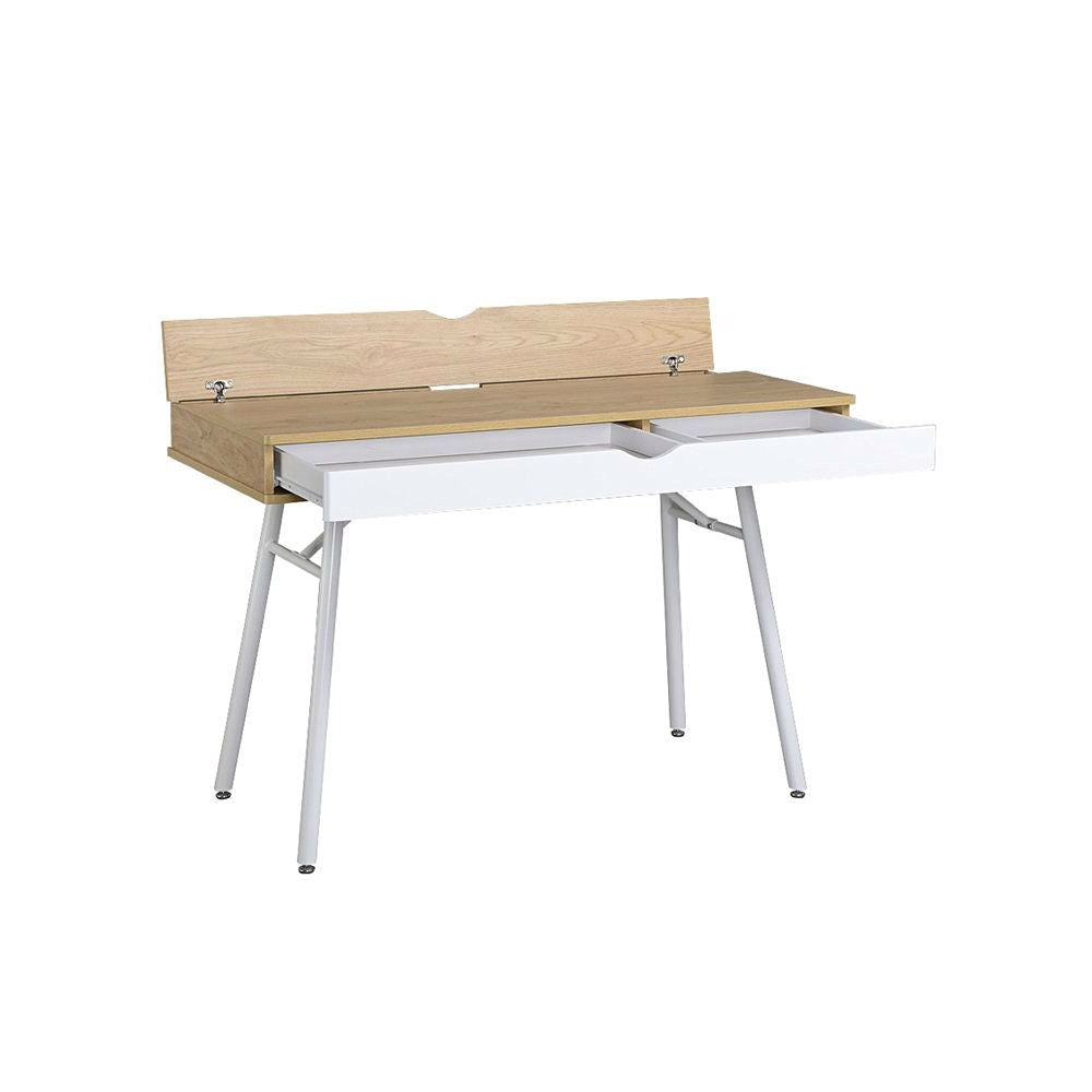 Pine Wood Computer Desk with Storage Drawer