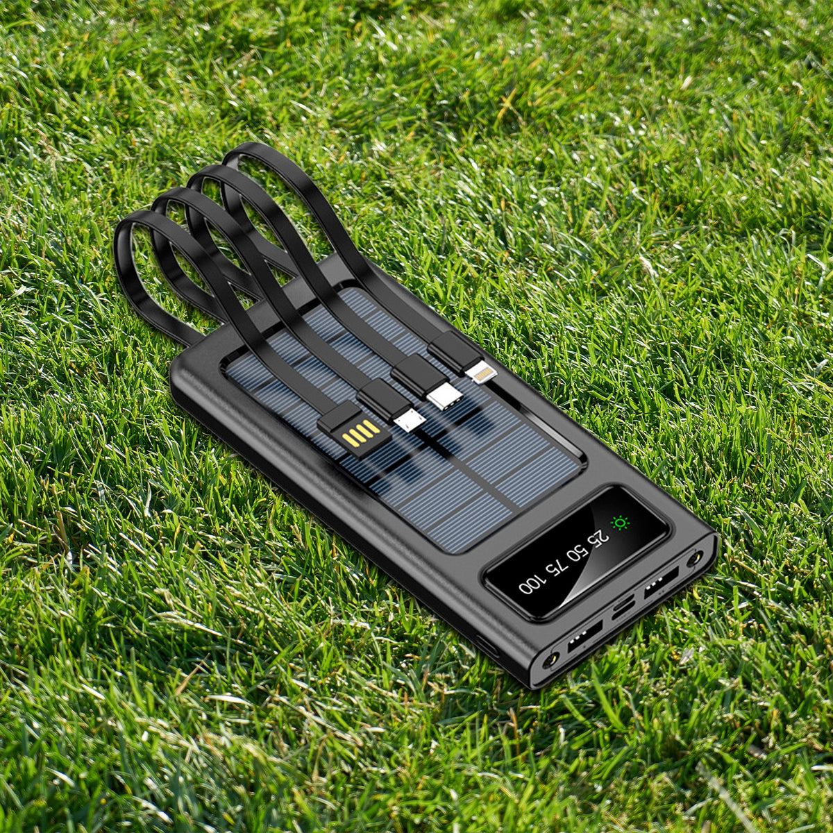 10,000mAh Solar LED Power Bank