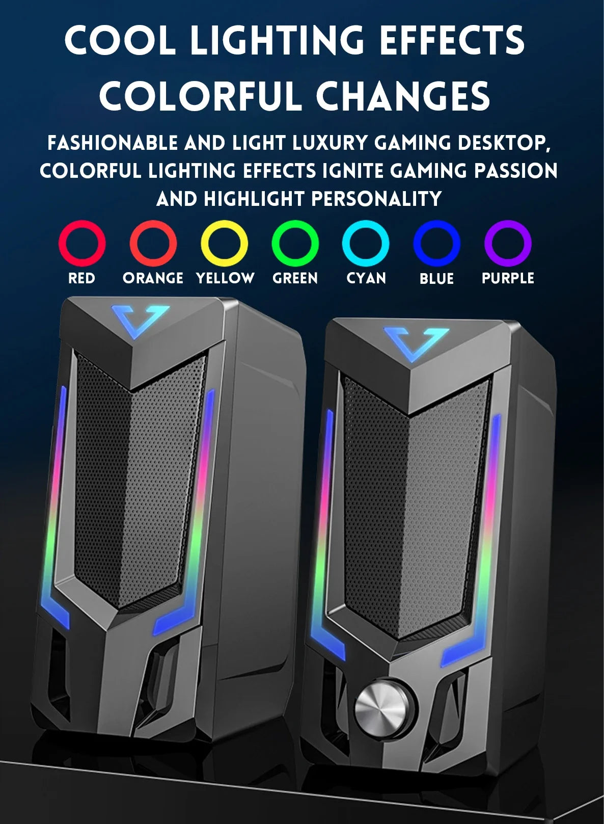 USB-Powered RGB Computer Speakers