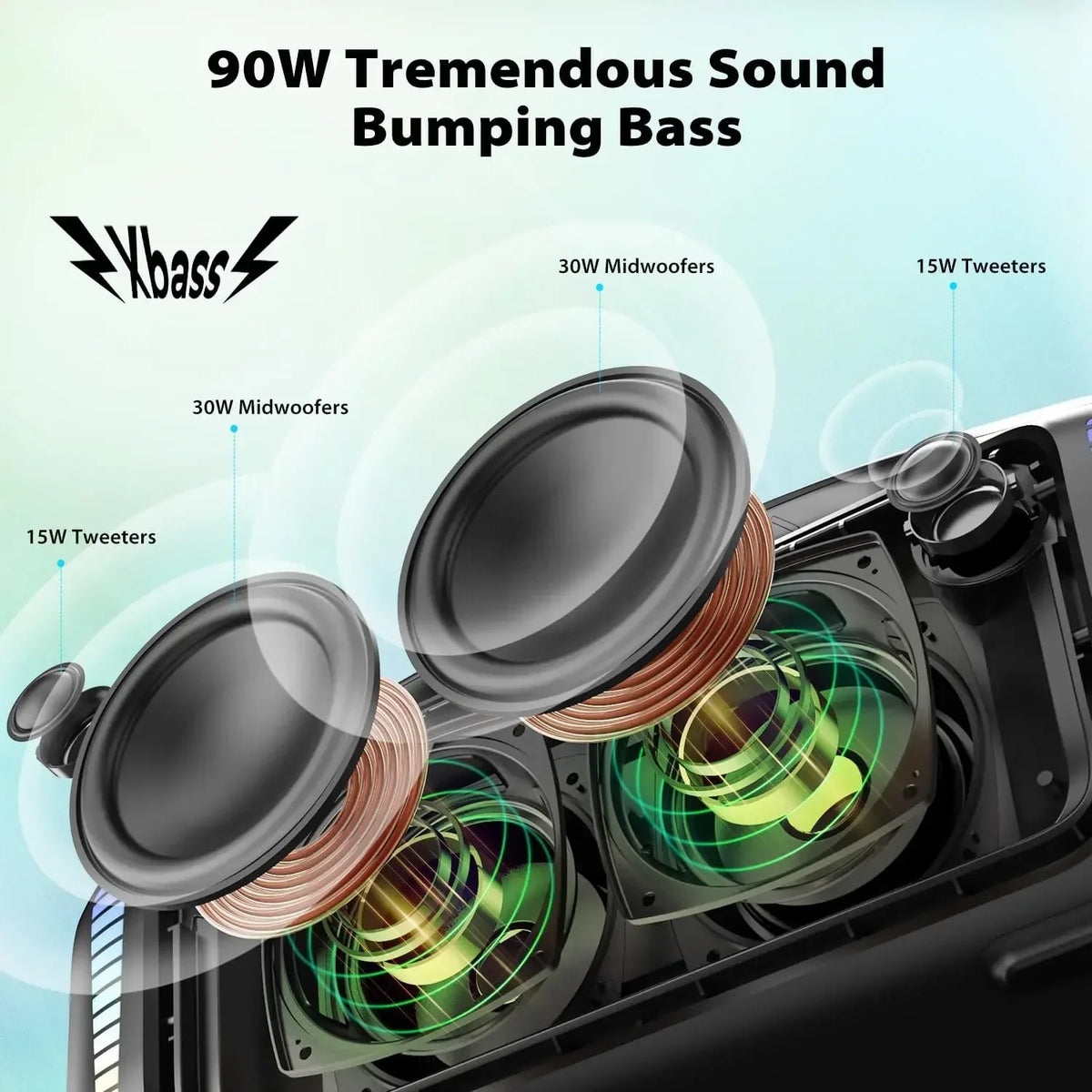 Tribit StormBox Blast 90W Bluetooth Speaker