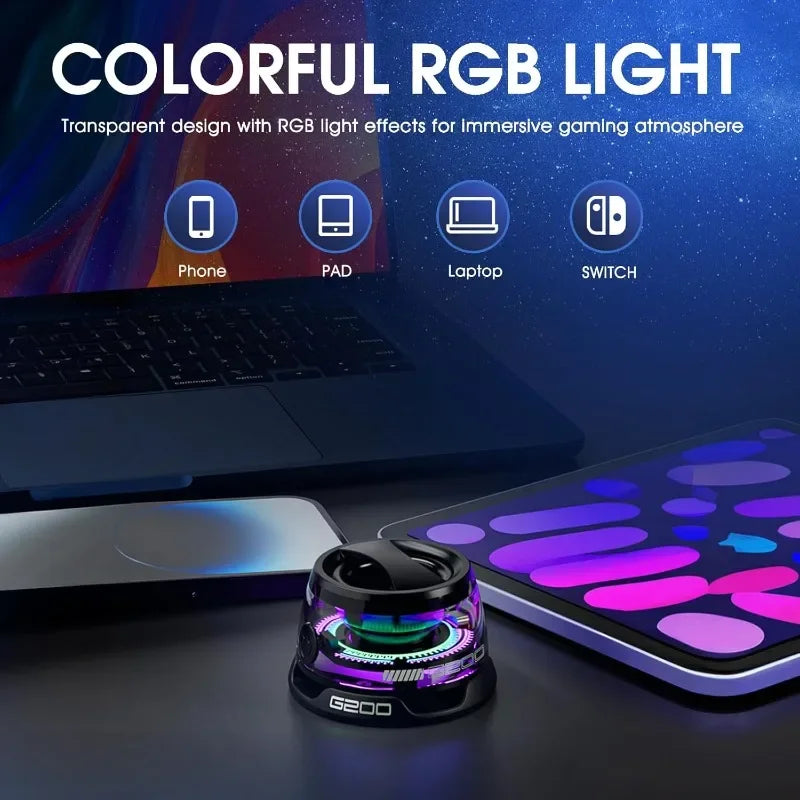 Magnetic Portable Bluetooth Speaker with RGB Light