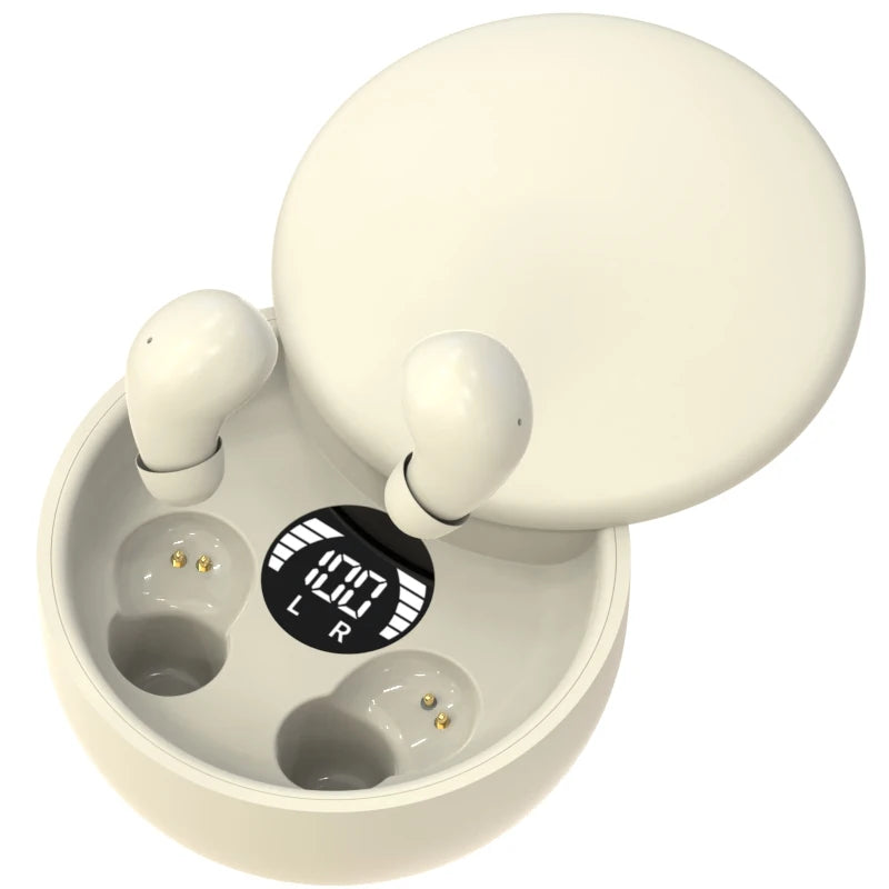 SK26 Bluetooth 5.4 Wireless Earphones Small Earbuds Sleeping Sport Inv ...