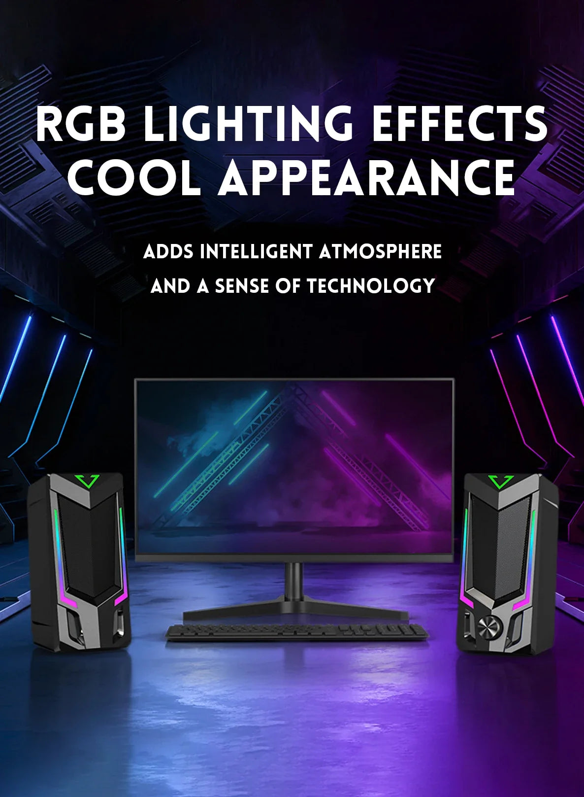 USB-Powered RGB Computer Speakers
