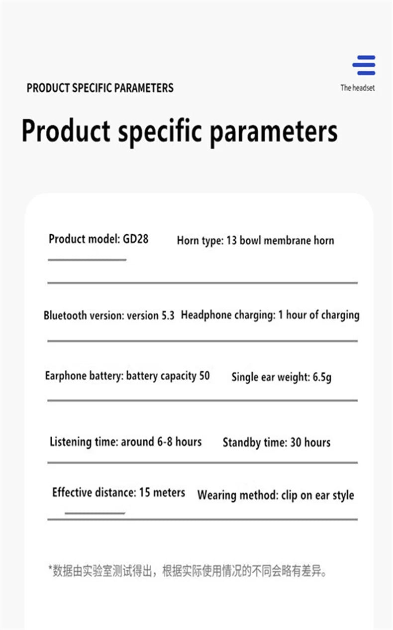 Earphone Clip Noise Canceling
