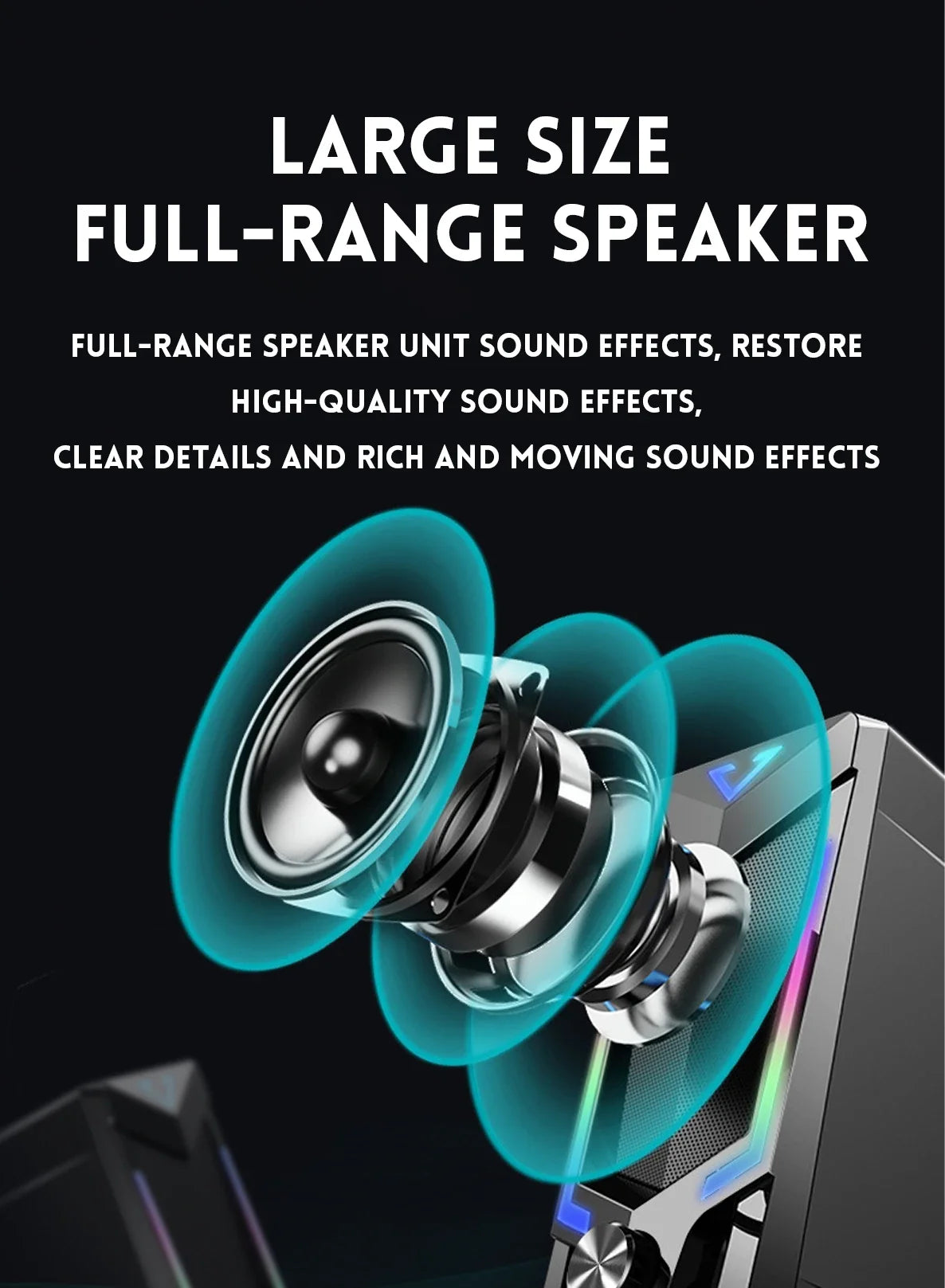USB-Powered RGB Computer Speakers