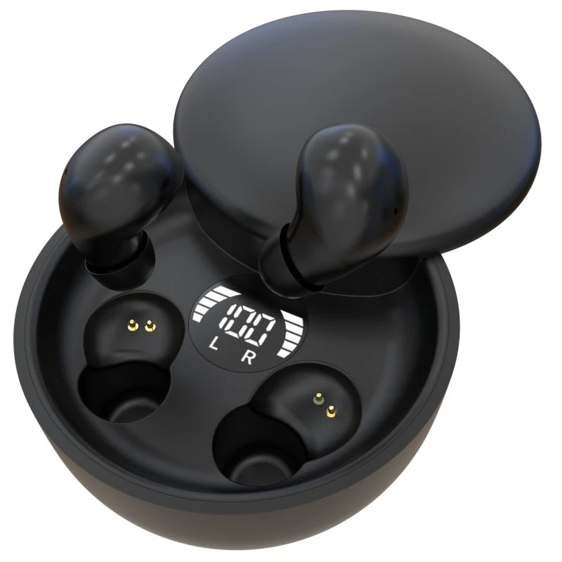 SK26 Bluetooth 5.4 Wireless Earphones Small Earbuds Sleeping Sport Inv ...