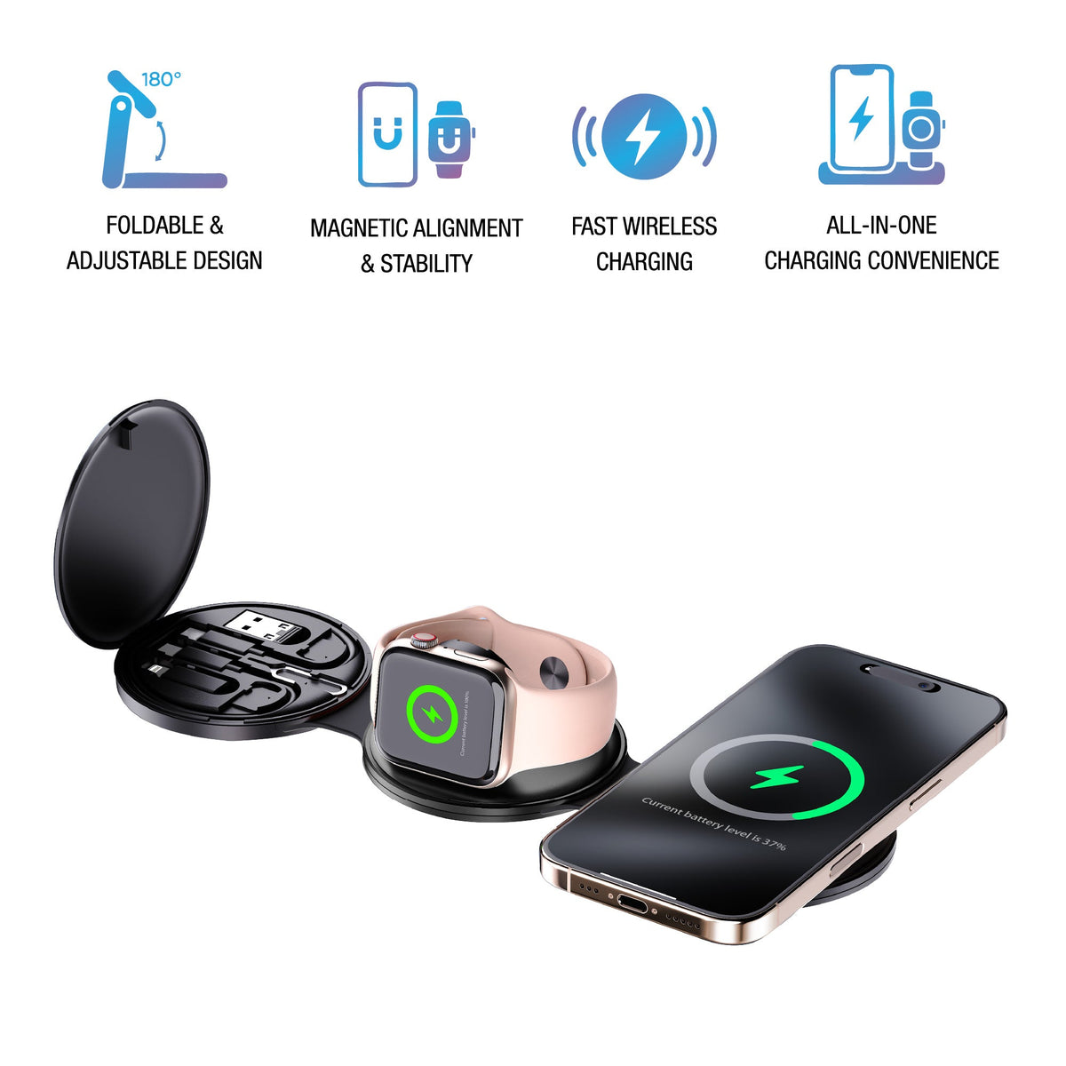 5-in-1 Wireless Charging & Mug Warmer Bundle