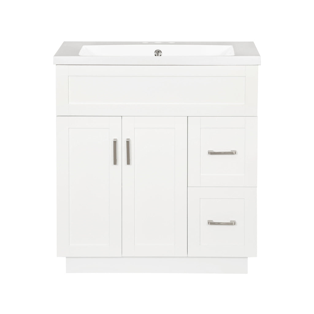 Soft-Close Bathroom Vanity with Storage