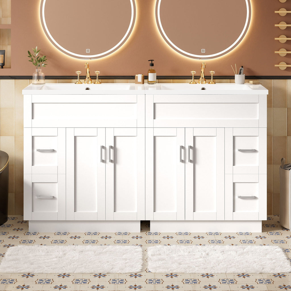 Soft-Close Bathroom Vanity with Storage