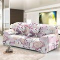 Floral Stretch Sectional Sofa Cover