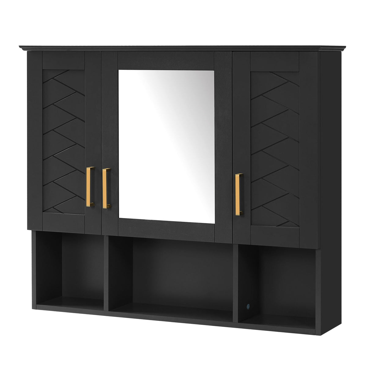 Wall-Mounted Mirrored Medicine Cabinet