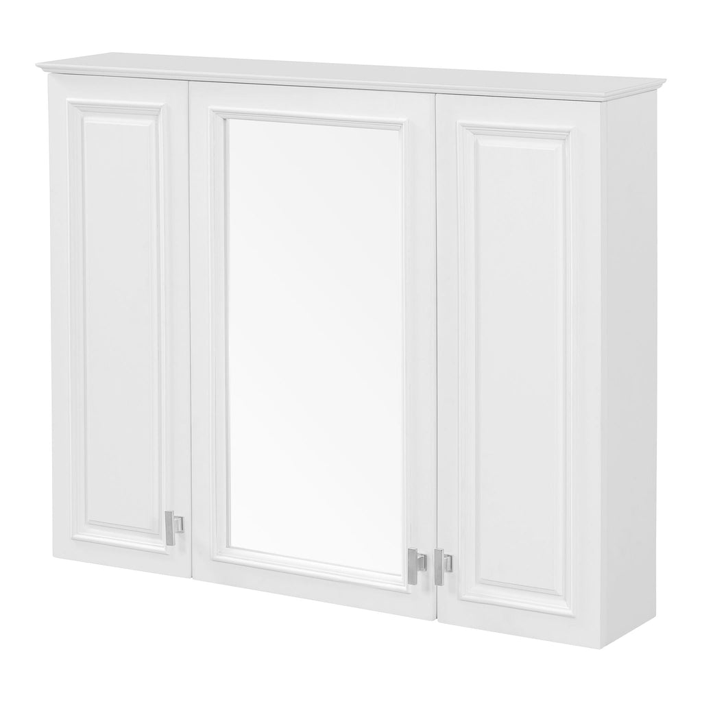 Wall-Mounted Bathroom Mirror Cabinet – White