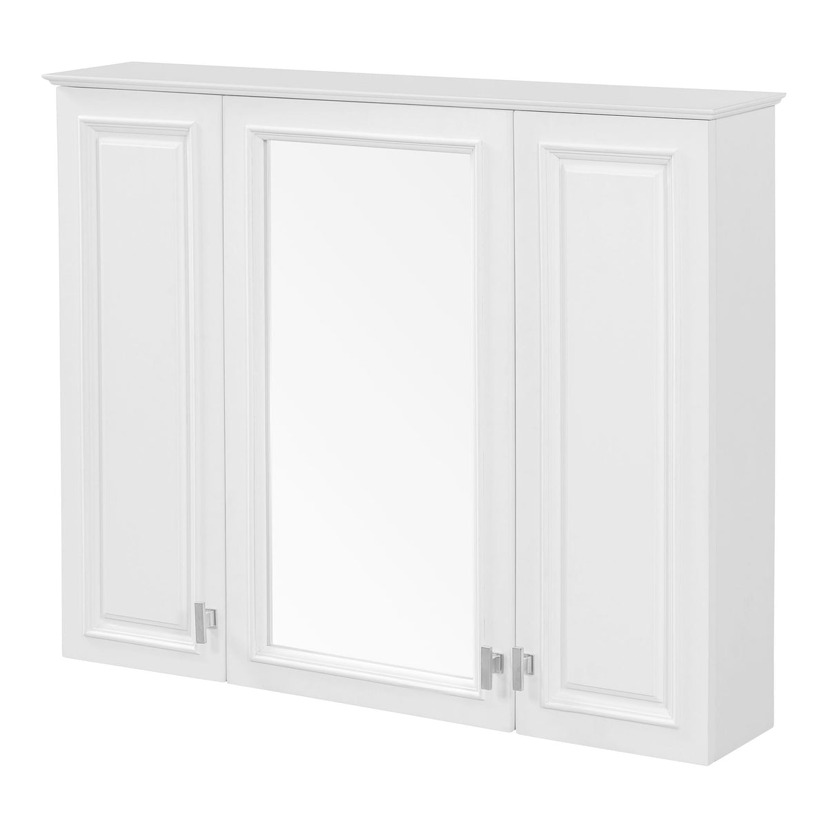 Wall-Mounted Bathroom Mirror Cabinet – White