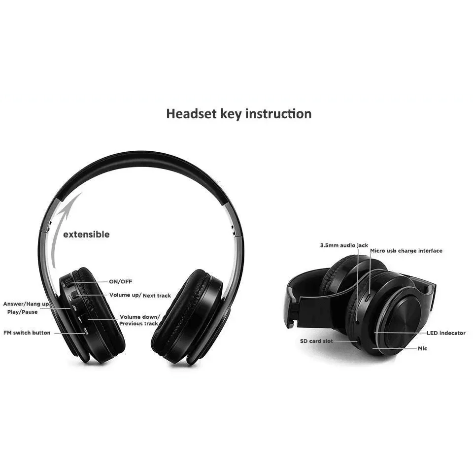 Folding Bluetooth Headphones