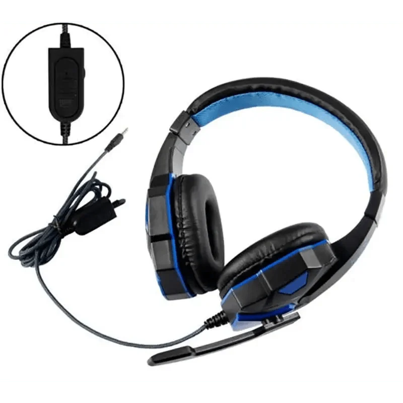Red & Black RGB Gaming Headset with Microphone