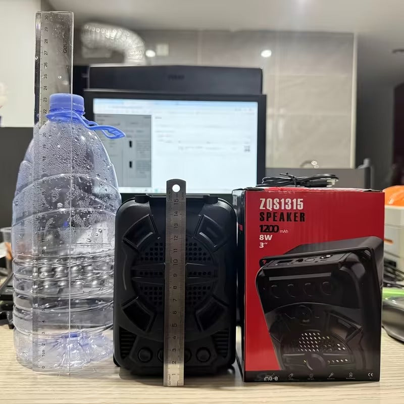 Portable Wireless Speaker with LED Light