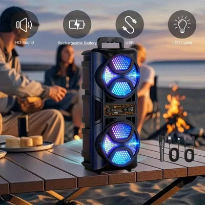 Wireless RGB Party Speaker with TWS & USB
