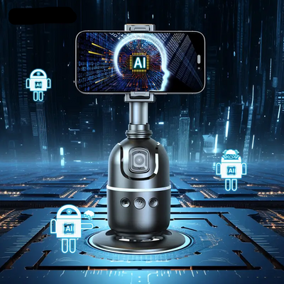 Smart AI Selfie Stick with 360° Rotating Phone Holder
