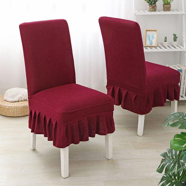 Polar Fleece Skirted Chair Cover