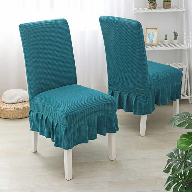 Polar Fleece Skirted Chair Cover