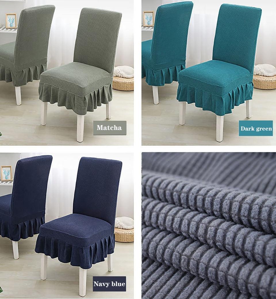 Polar Fleece Skirted Chair Cover