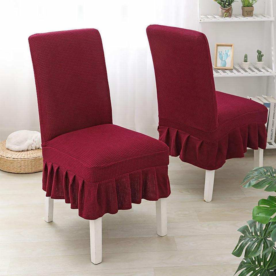 Polar Fleece Skirted Chair Cover
