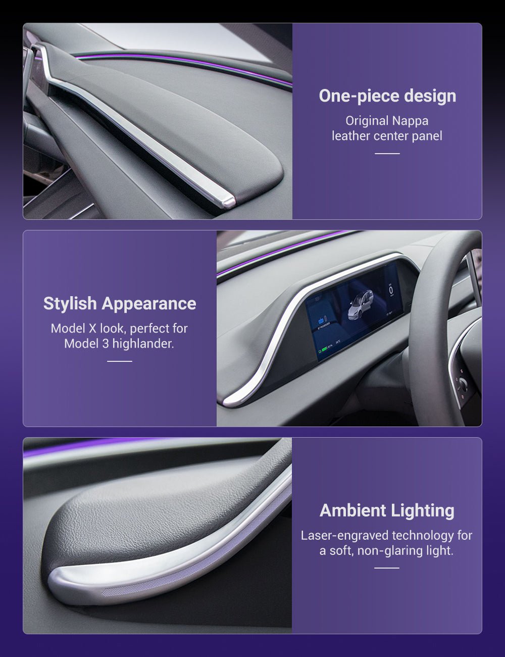 TESERY 8.9" Dashboard Display for Tesla Model 3/Y
